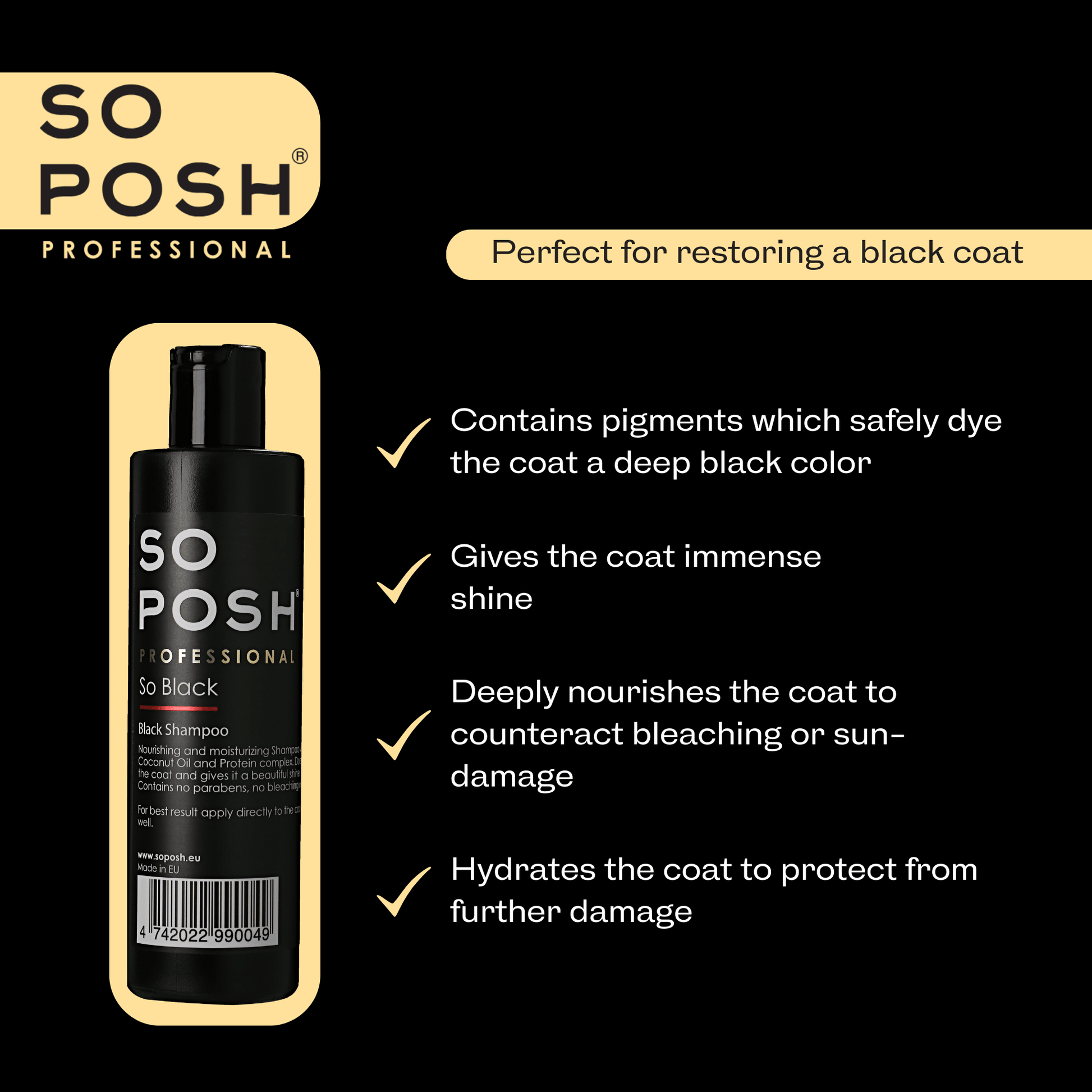 So Black Shampoo - SO POSH