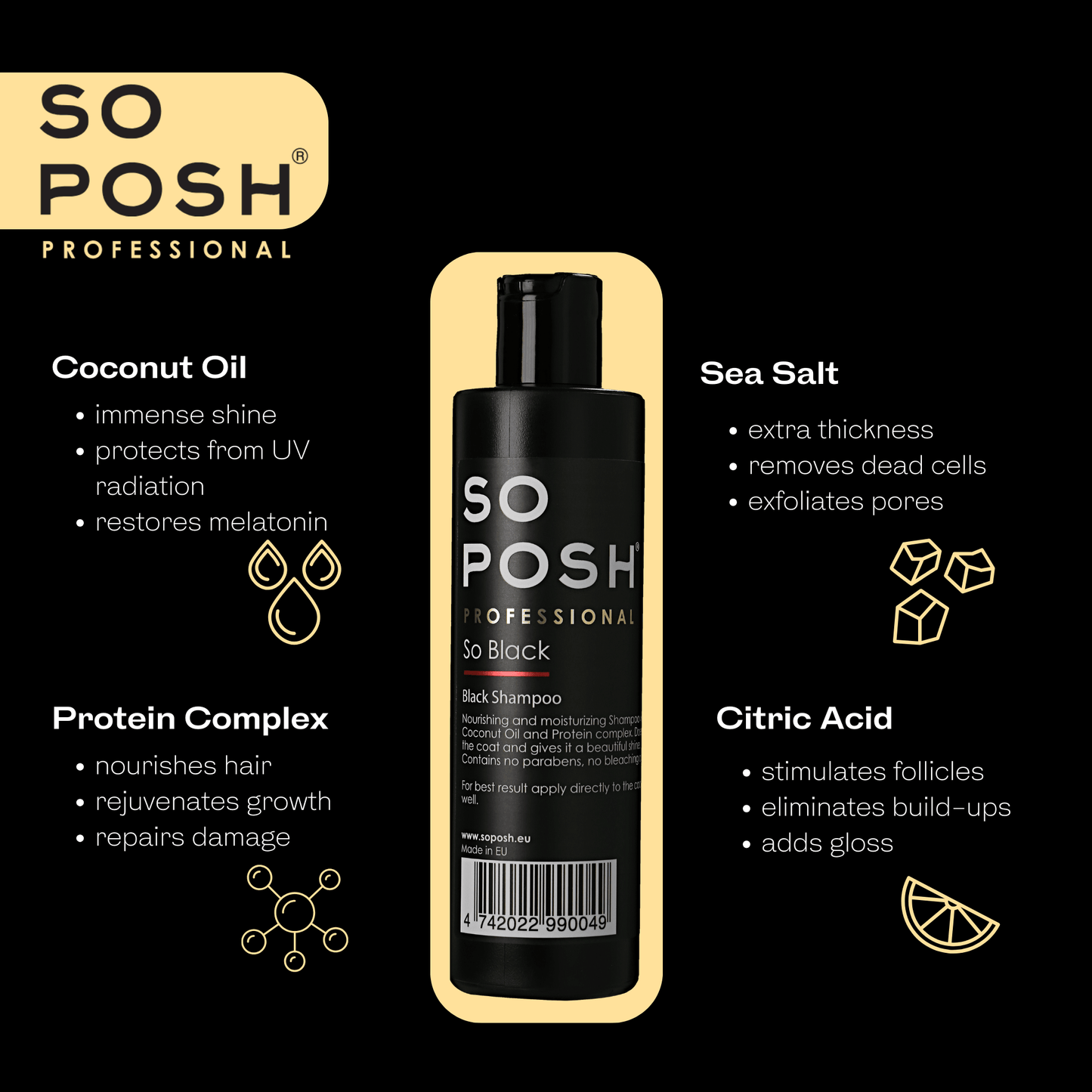 So Black Shampoo - SO POSH
