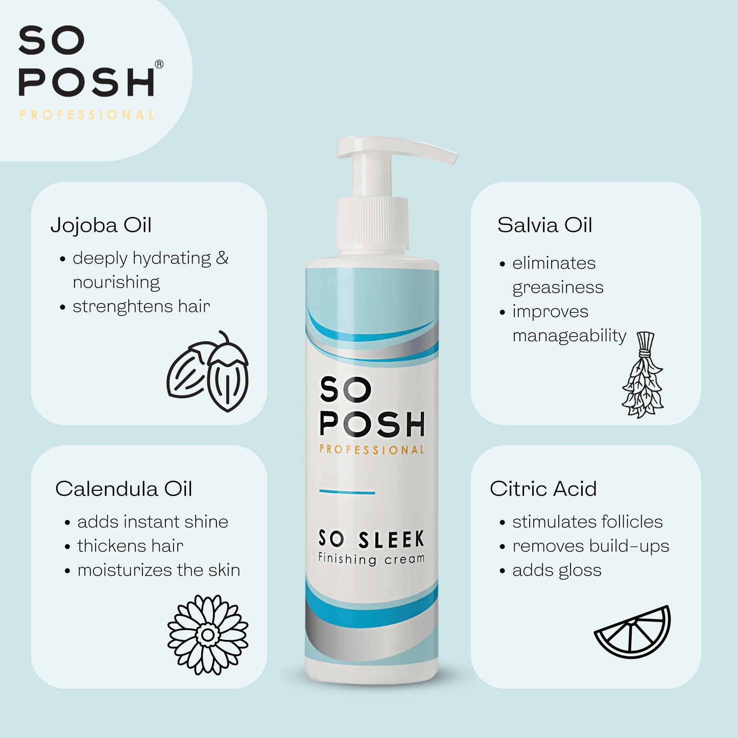 So Sleek Finishing Cream - SO POSH