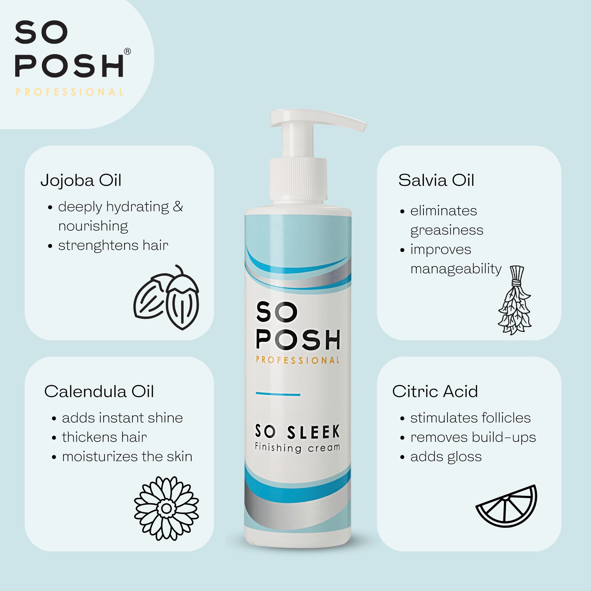 So Sleek Finishing Cream - SO POSH