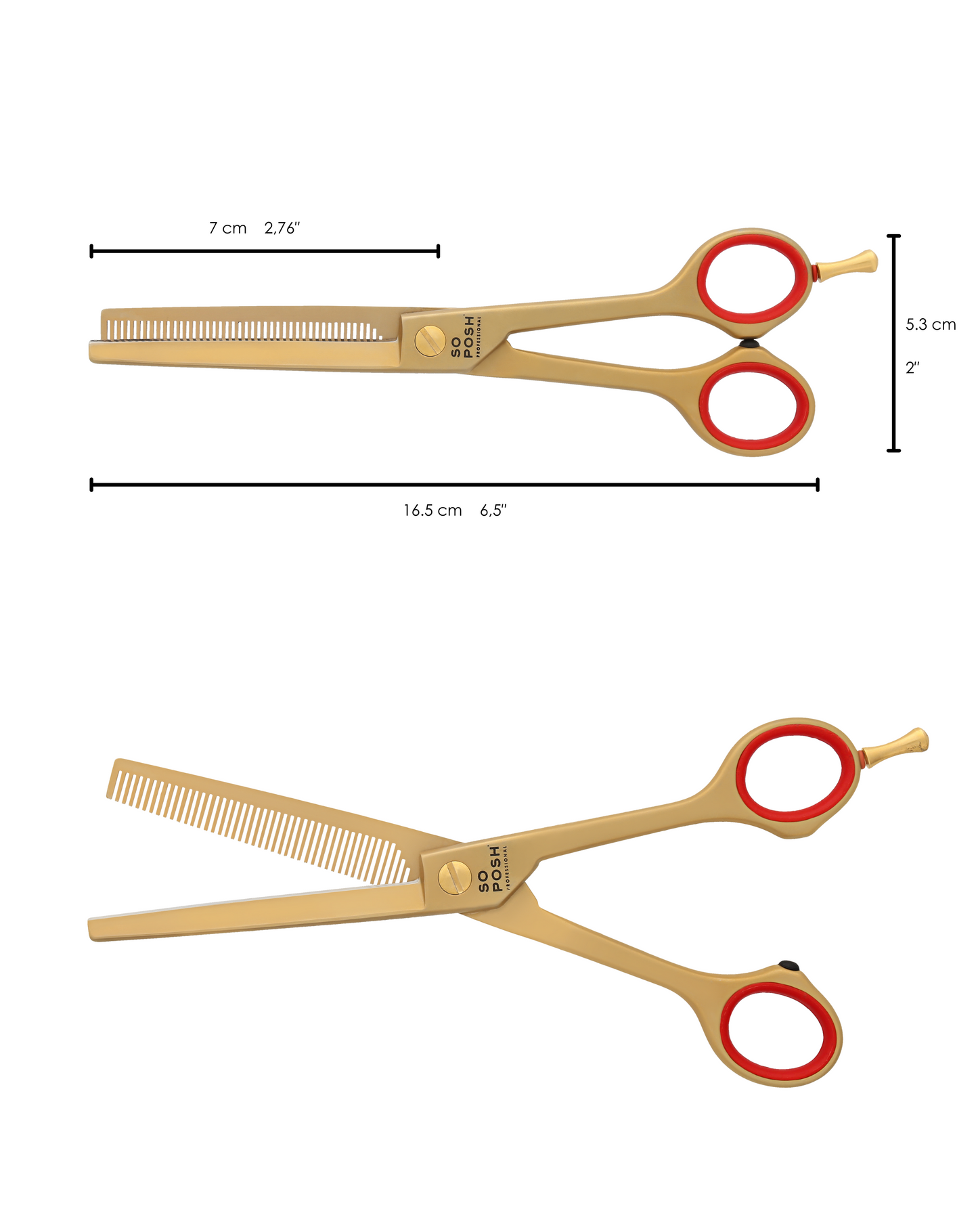 Posh Gold 6.5" Thinning Shears